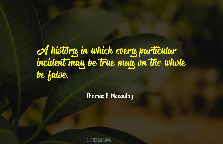 Thomas B. Macaulay Quotes #881715
