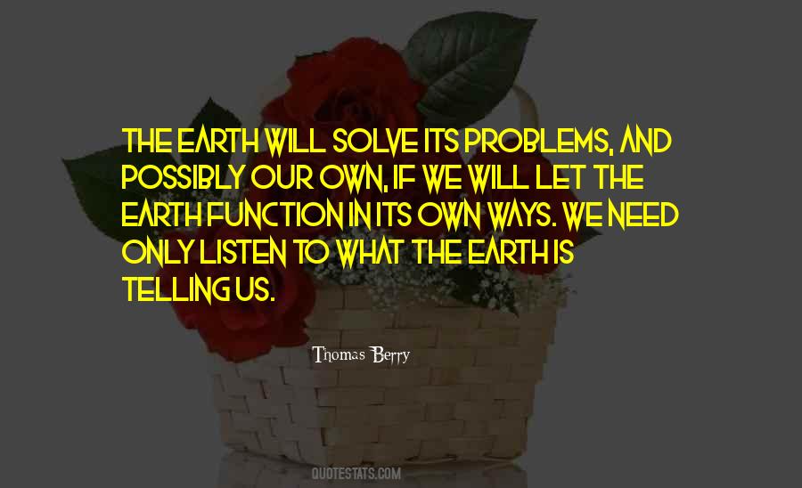 Thomas Berry Quotes #1553585