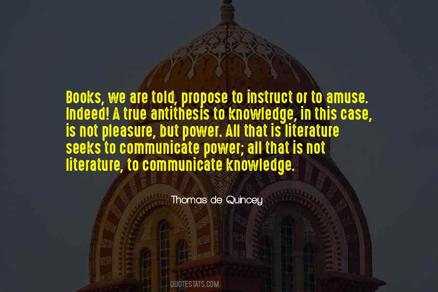 Thomas De Quincey Quotes #1545856