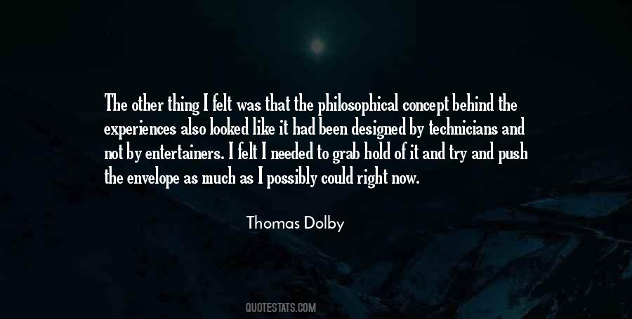 Thomas Dolby Quotes #1658568