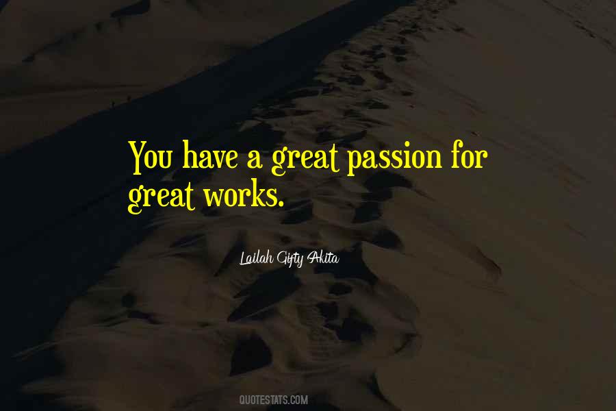 Quotes About Great Works #1653356