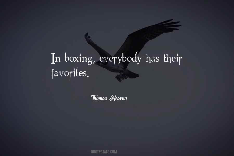 Thomas Hearns Quotes #853448