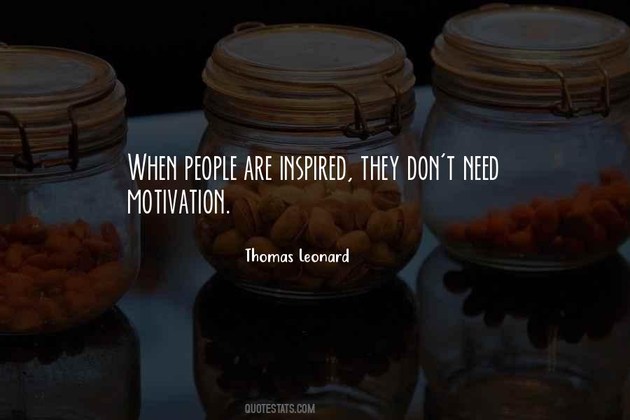 Thomas Leonard Quotes #1573832