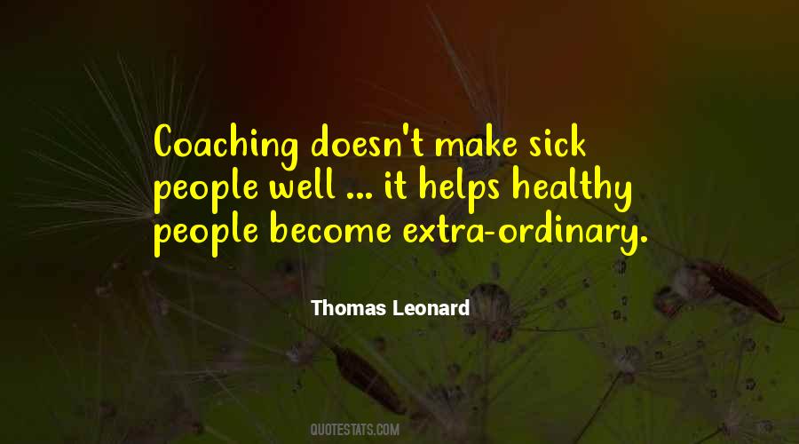 Thomas Leonard Quotes #783959