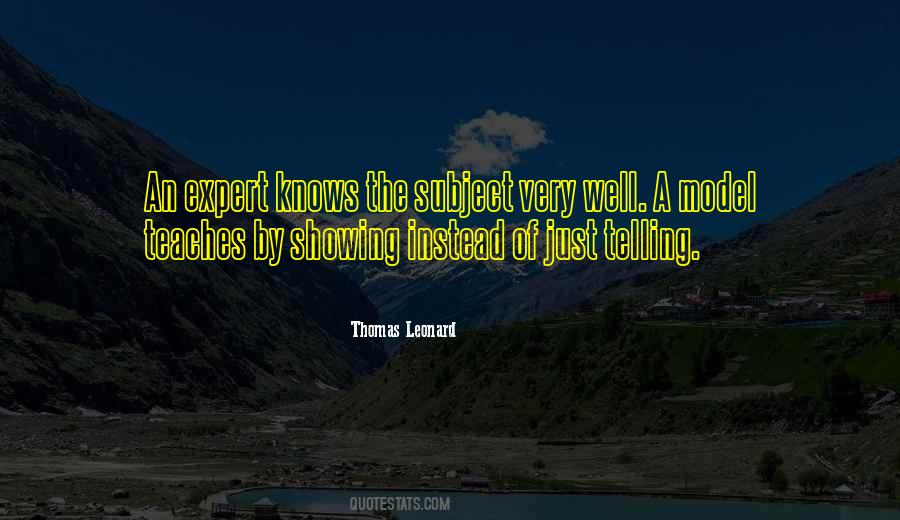 Thomas Leonard Quotes #918933