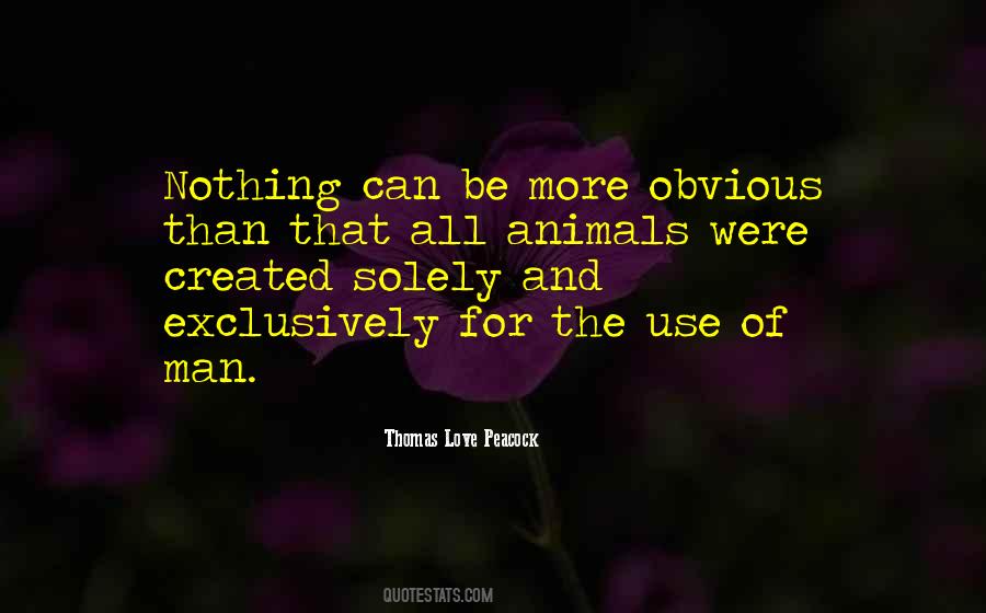 Thomas Love Peacock Quotes #1581597
