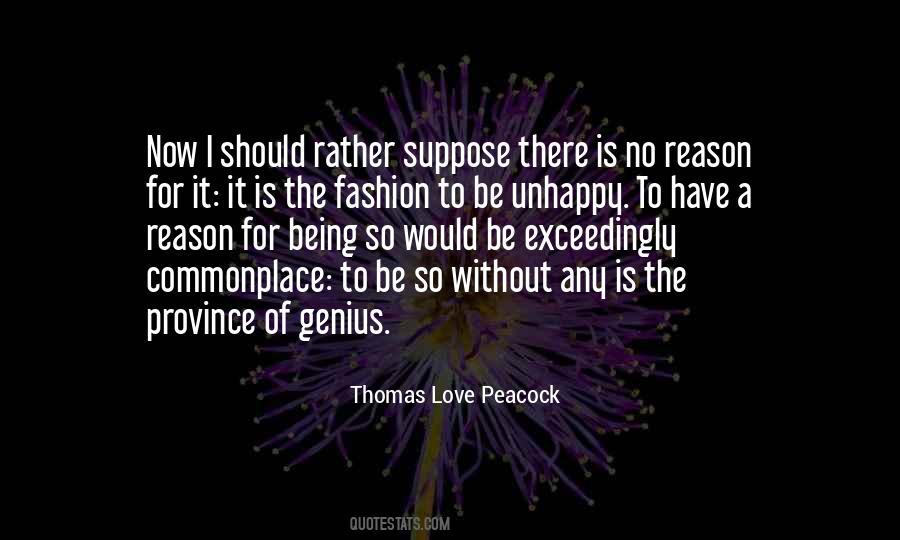 Thomas Love Peacock Quotes #964610
