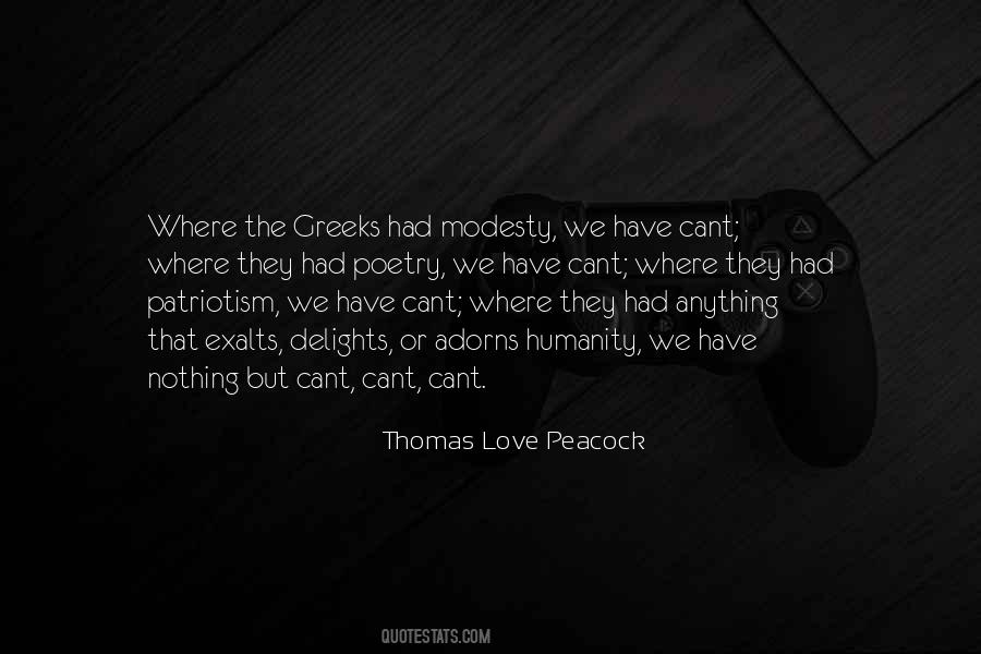 Thomas Love Peacock Quotes #968708