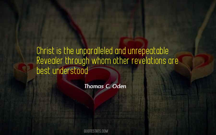 Thomas Oden Quotes #1210639