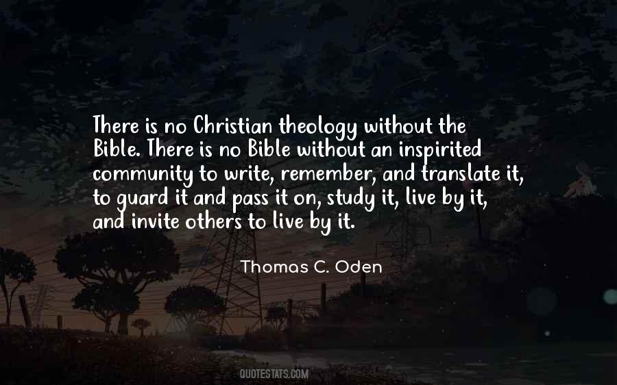 Thomas Oden Quotes #796438