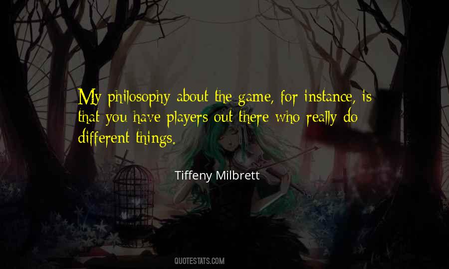 Tiffeny Milbrett Quotes #318406