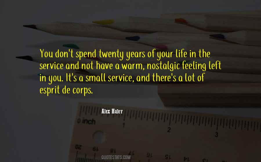 Quotes About Years Of Service #113018