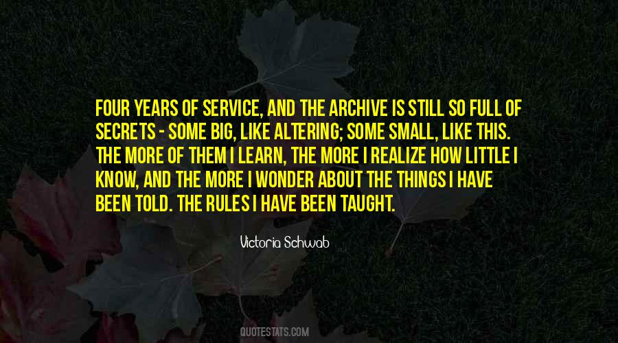 Quotes About Years Of Service #416030