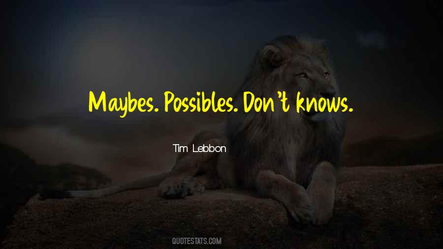 Tim Lebbon Quotes #1724715