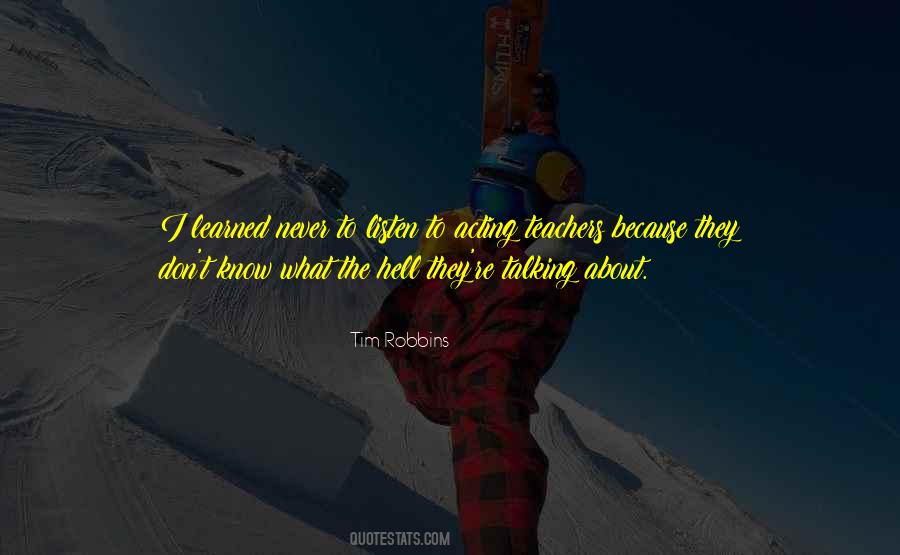 Tim Robbins Quotes #434301