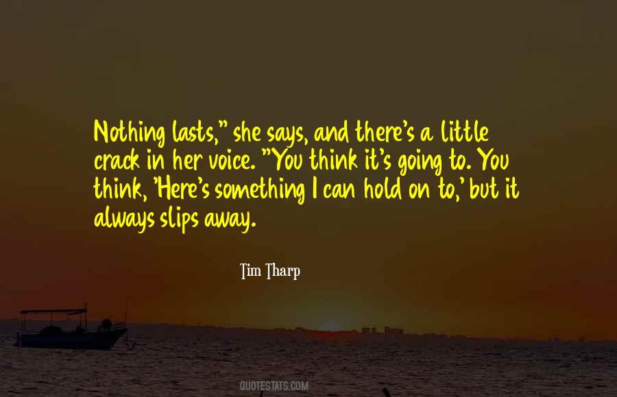 Tim Tharp Quotes #400526