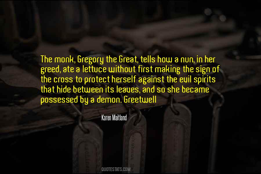 Quotes About Evil Spirits #1876984