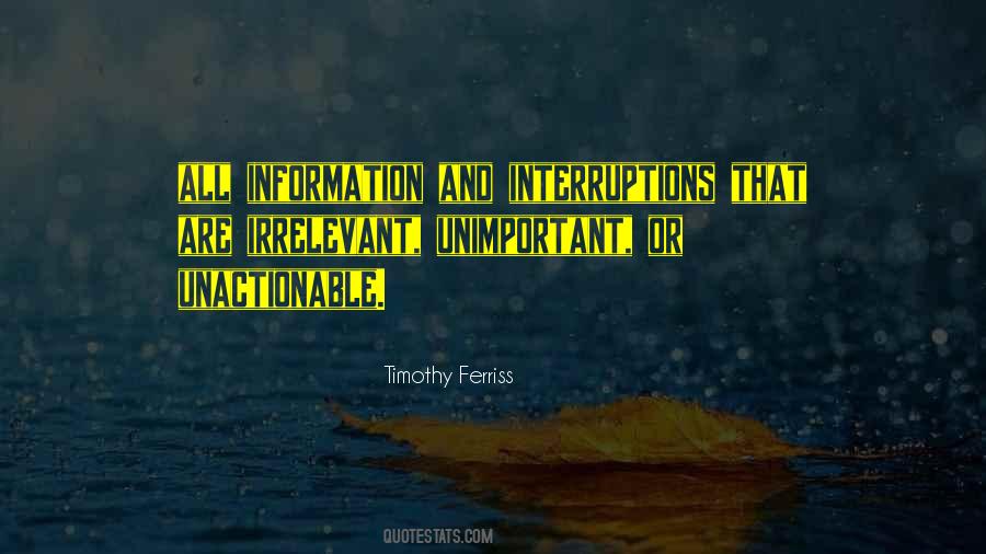 Timothy Ferriss Quotes #603977