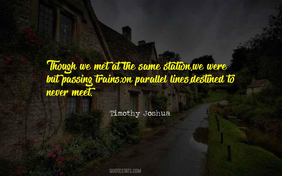 Timothy Joshua Quotes #1345098