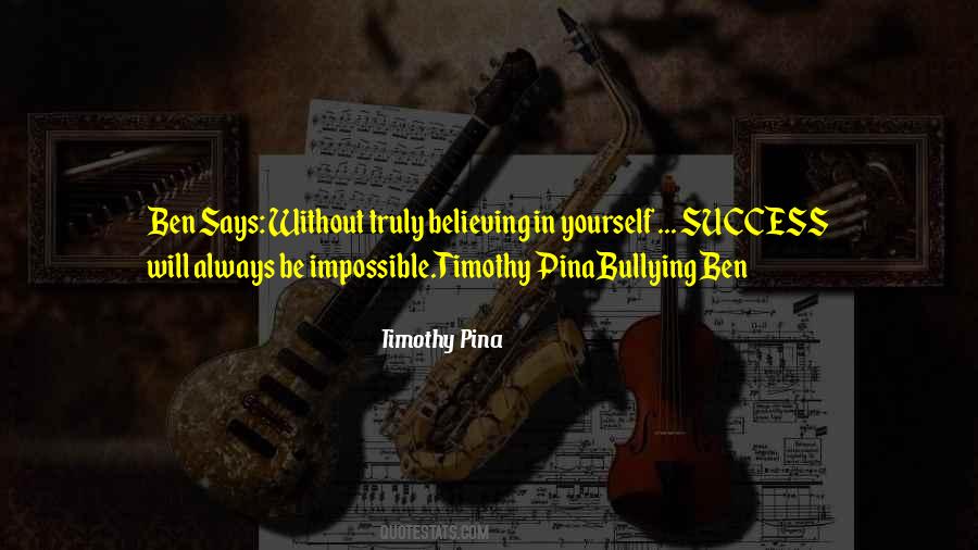 Timothy Pina Quotes #1190650