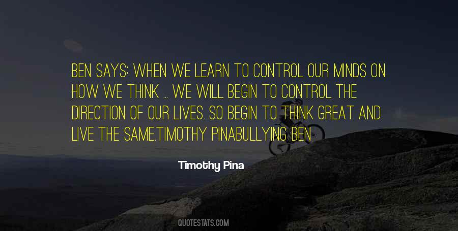 Timothy Pina Quotes #1375218