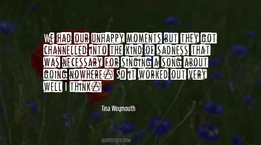 Tina Weymouth Quotes #1042686