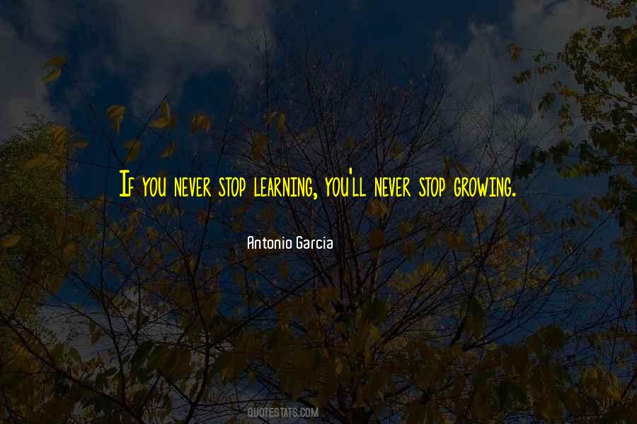Quotes About Never Stop Learning #616673