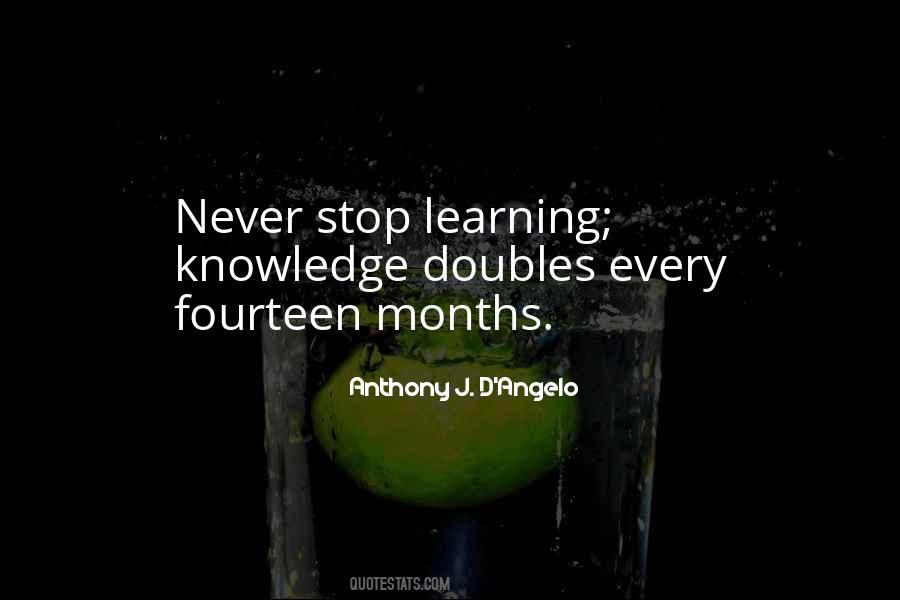 Quotes About Never Stop Learning #770076