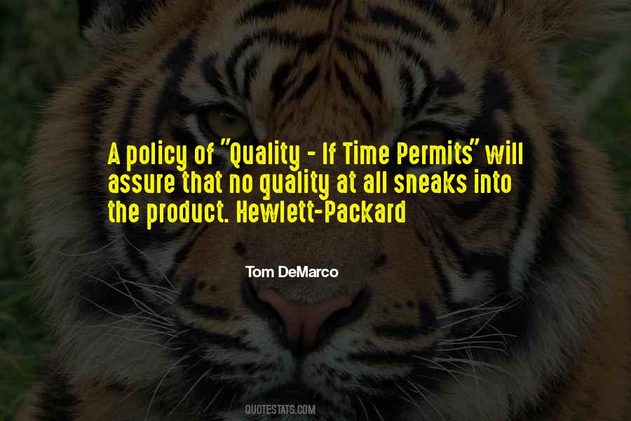 Tom Demarco Quotes #1859258