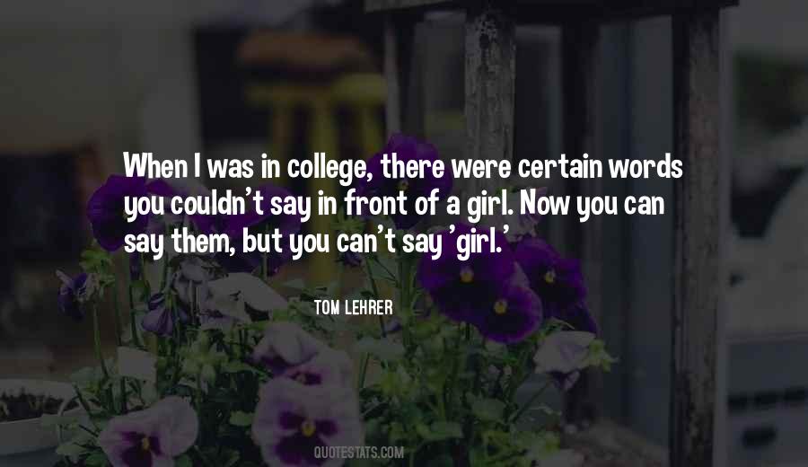 Tom Lehrer Quotes #258782