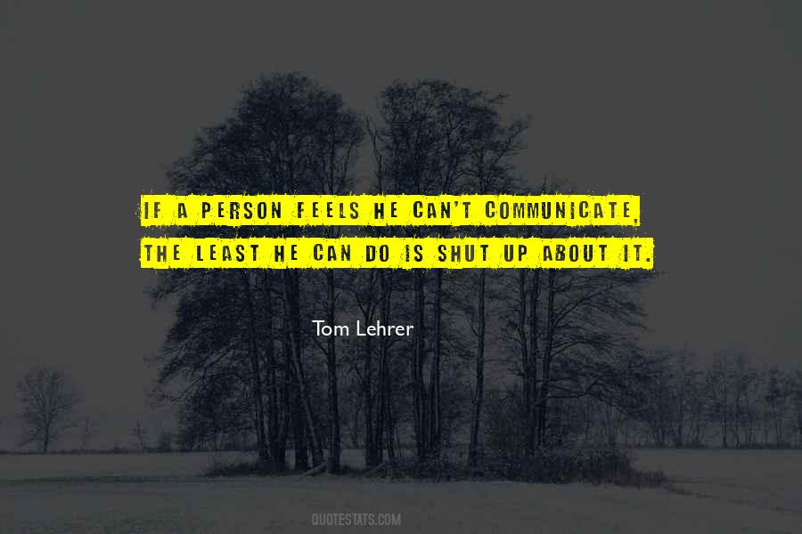 Tom Lehrer Quotes #593613