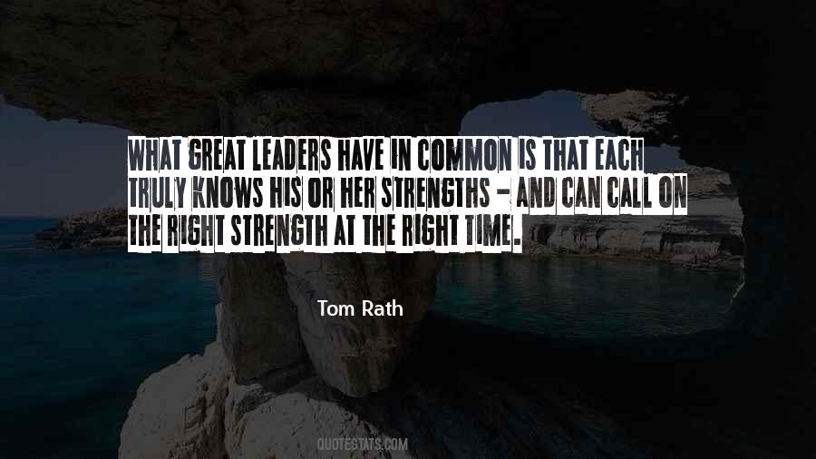 Tom Rath Quotes #1081876