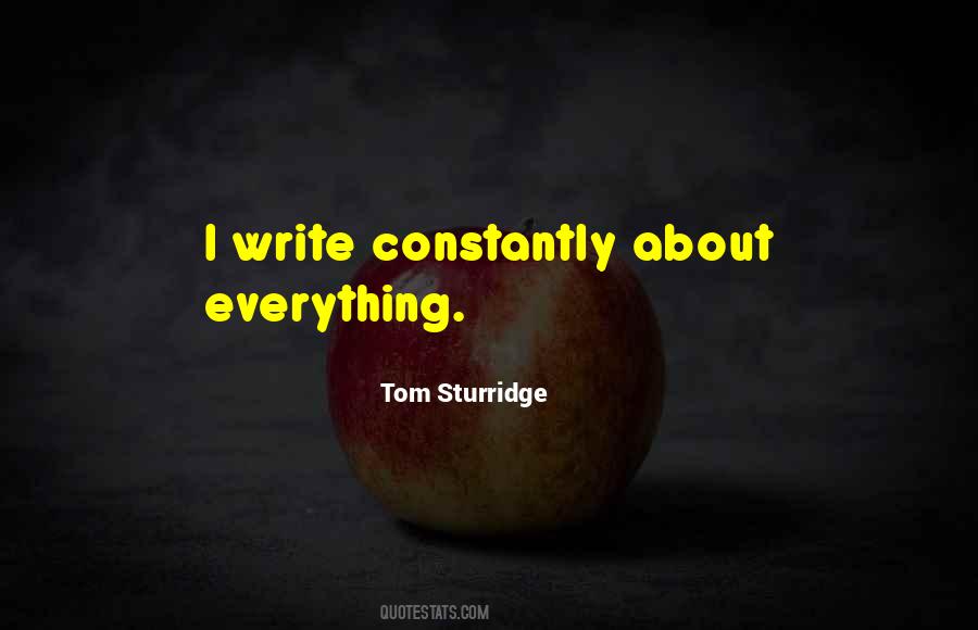 Tom Sturridge Quotes #296073