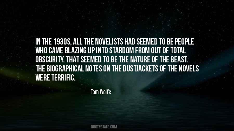 Tom Wolfe Quotes #819447