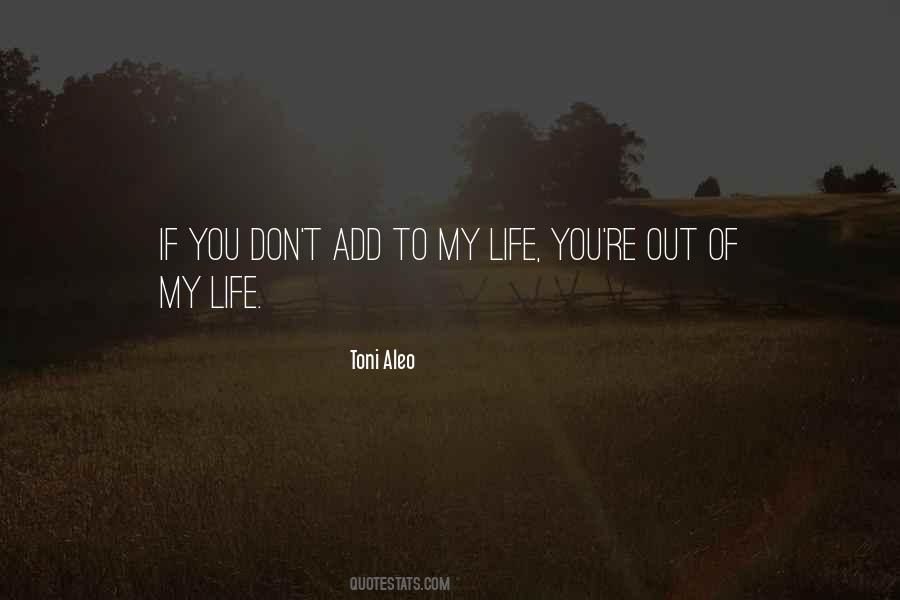 Toni Aleo Quotes #212384