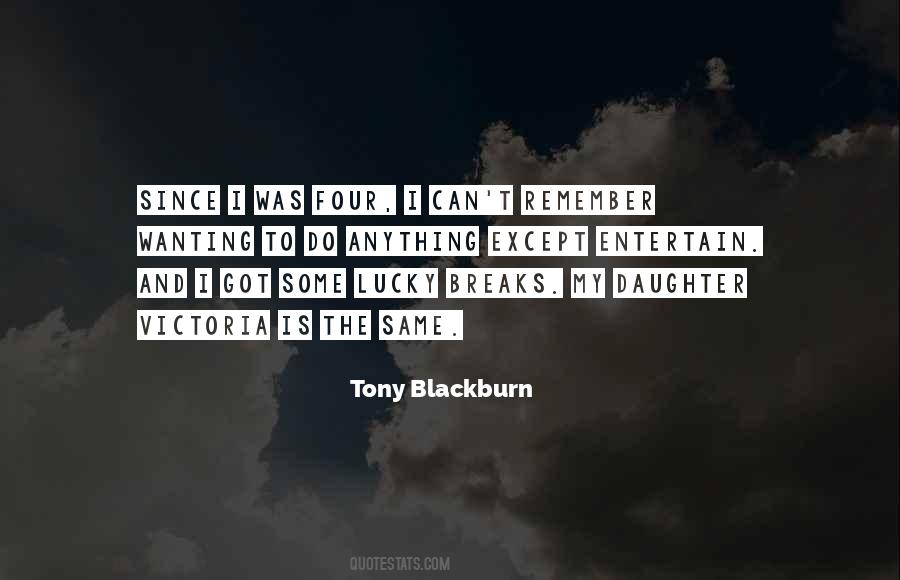 TOP 21 QUOTES BY TONY BLACKBURN