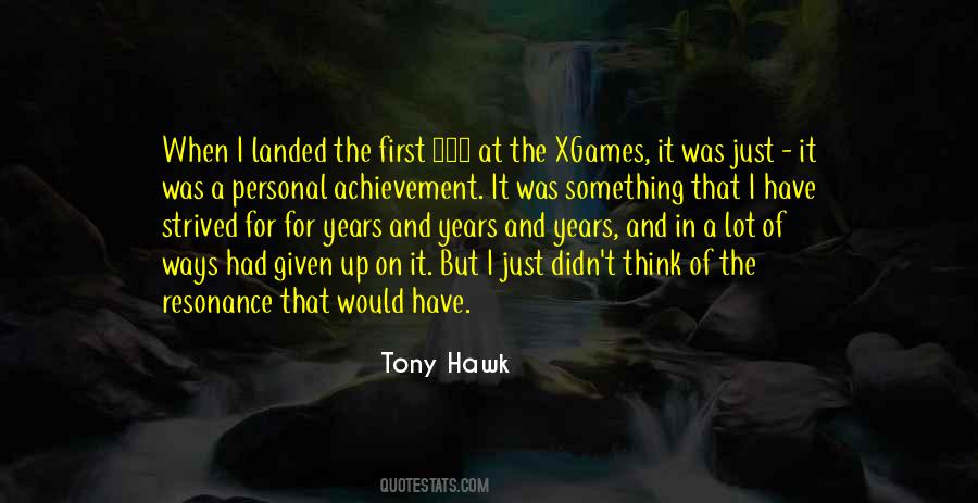 Tony Hawk's Quotes #290721