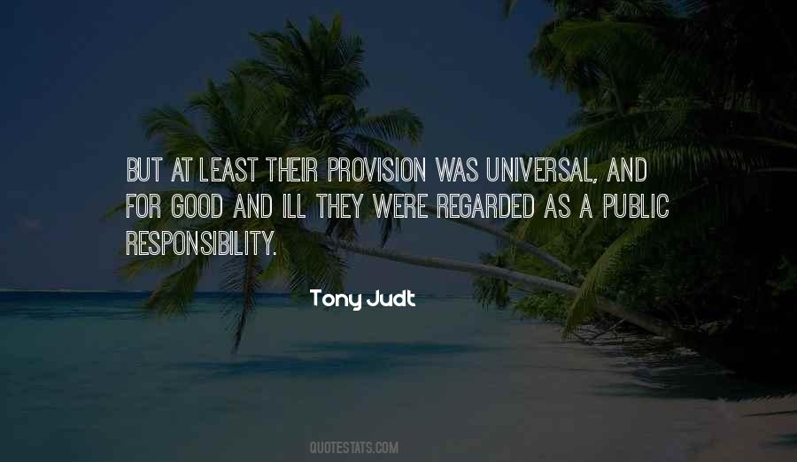 Tony Judt Quotes #1126363