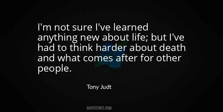 Tony Judt Quotes #585513