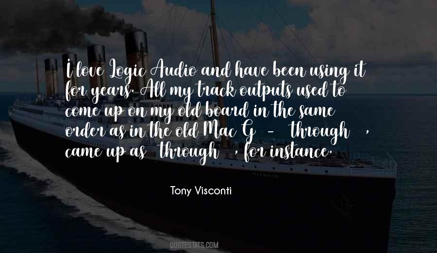 Tony Visconti Quotes #1266638