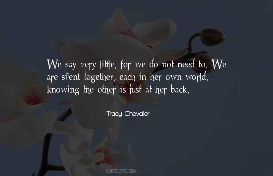 Tracy Chevalier Quotes #1624594