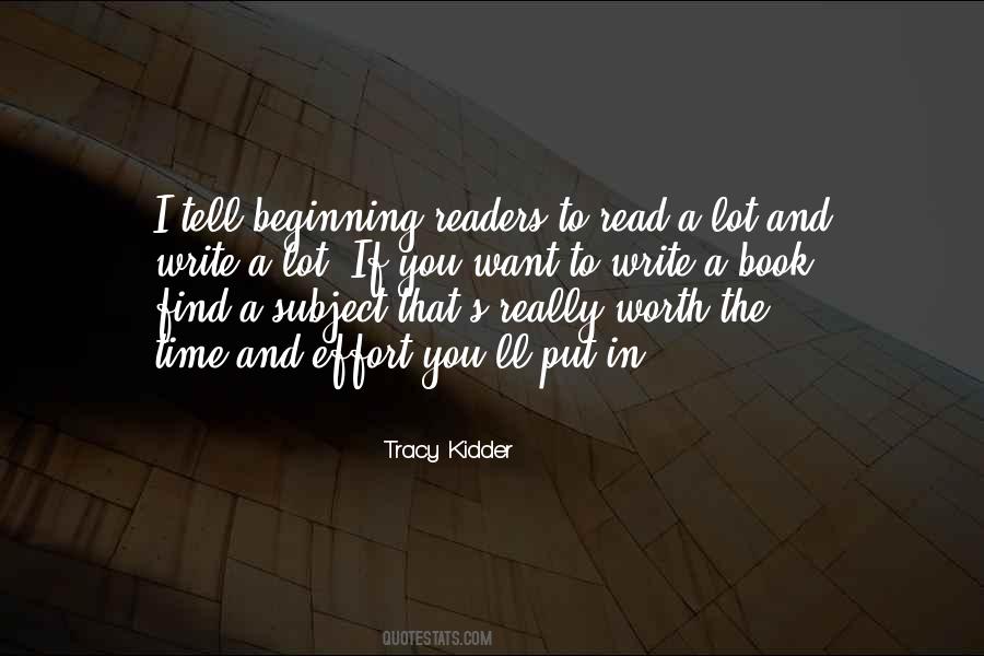 Tracy Kidder Quotes #1851288