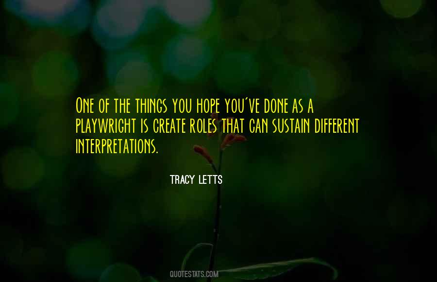 Tracy Letts Quotes #1653982