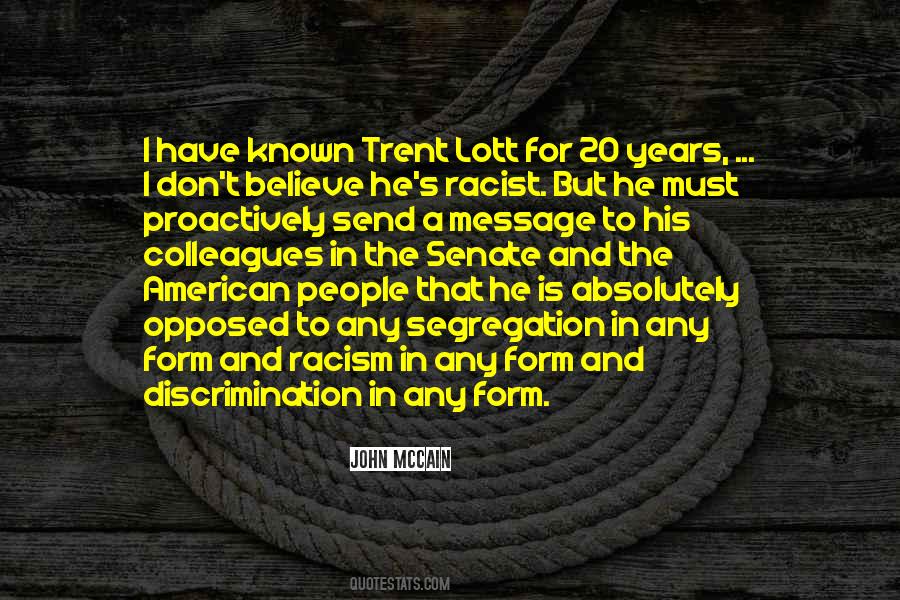 Trent Lott Quotes #1016226