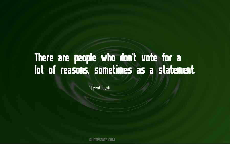 Trent Lott Quotes #1451647