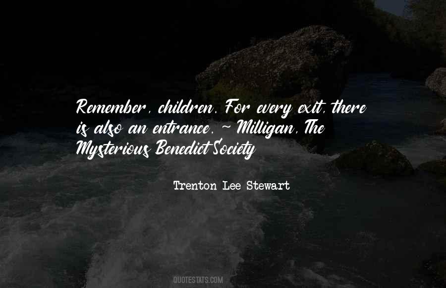 Trenton Lee Stewart Quotes #1865850