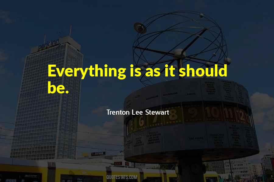 Trenton Lee Stewart Quotes #1866399