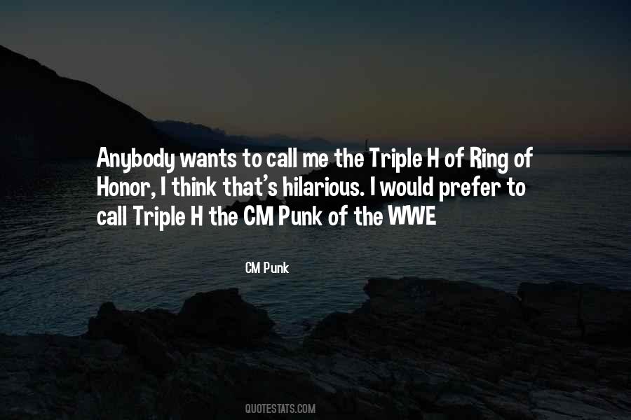 Triple H Quotes #59064