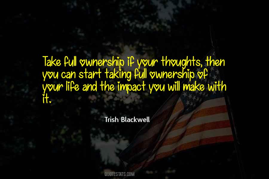 Trish Blackwell Quotes #773100