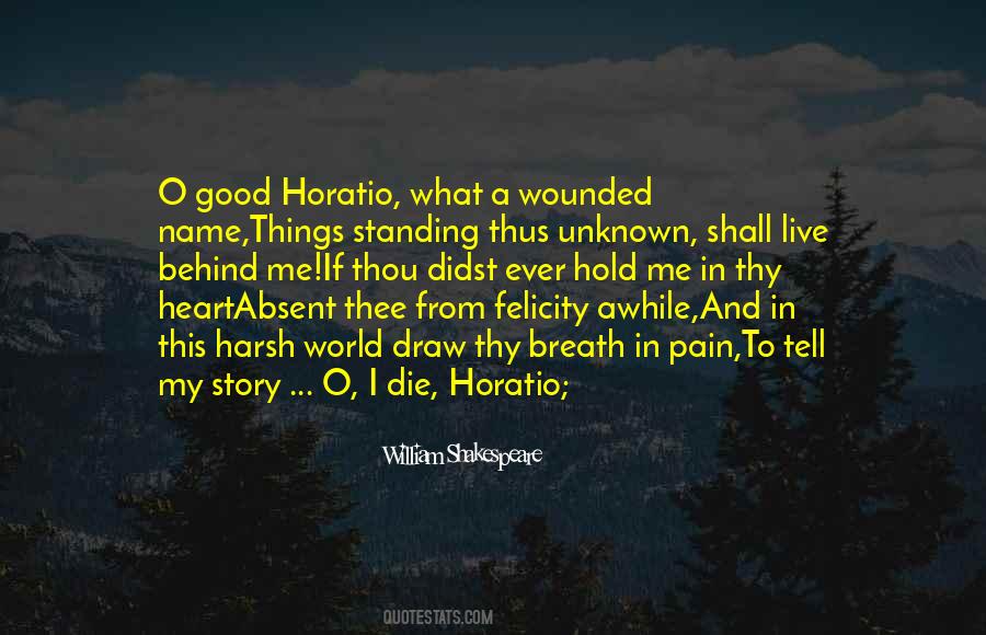 Quotes About Horatio #119635
